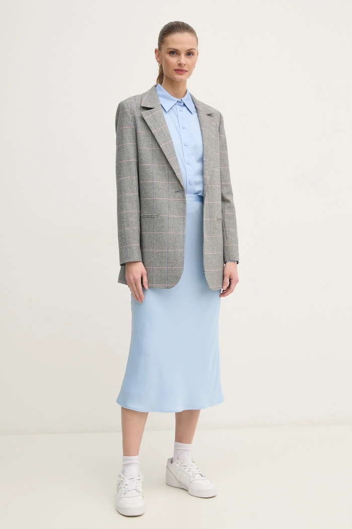 Pamučna košulja Calvin Klein K20K208068 plava SS25