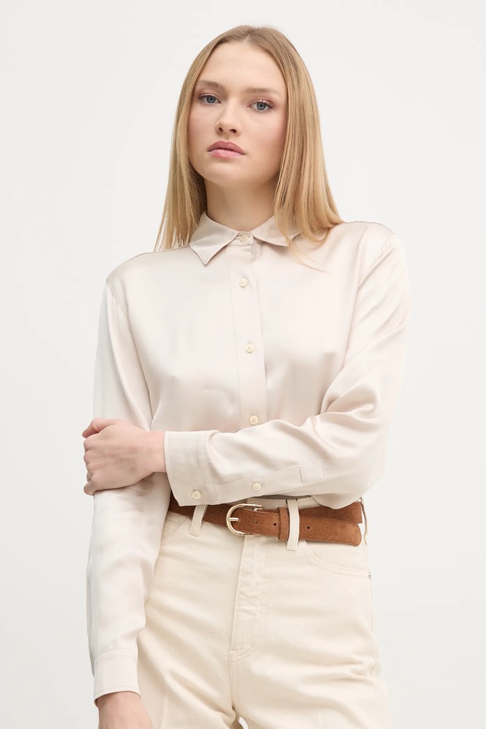 Calvin Klein Jeans koszula klasyczny beżowy J20J224855