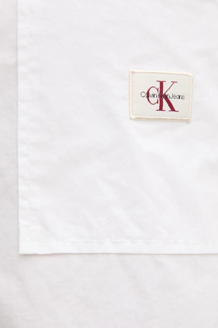 Calvin Klein Jeans koszula bawełniana J20J225078 biały