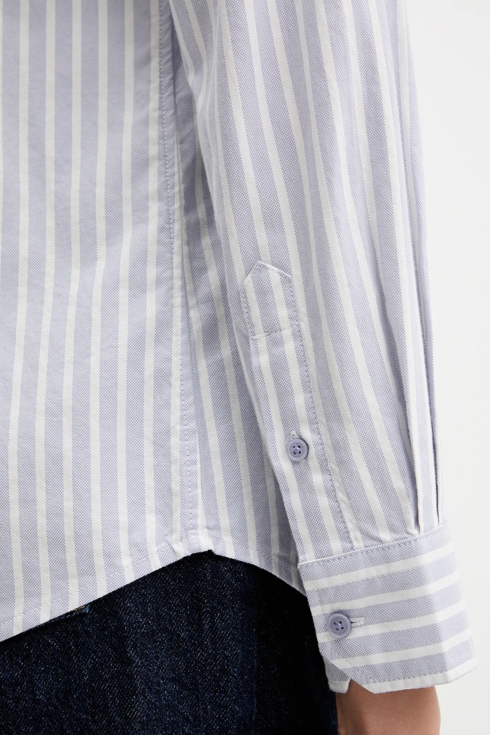Tommy Jeans Cămașă pentru femei din bumbac DW0DW19890 albastru