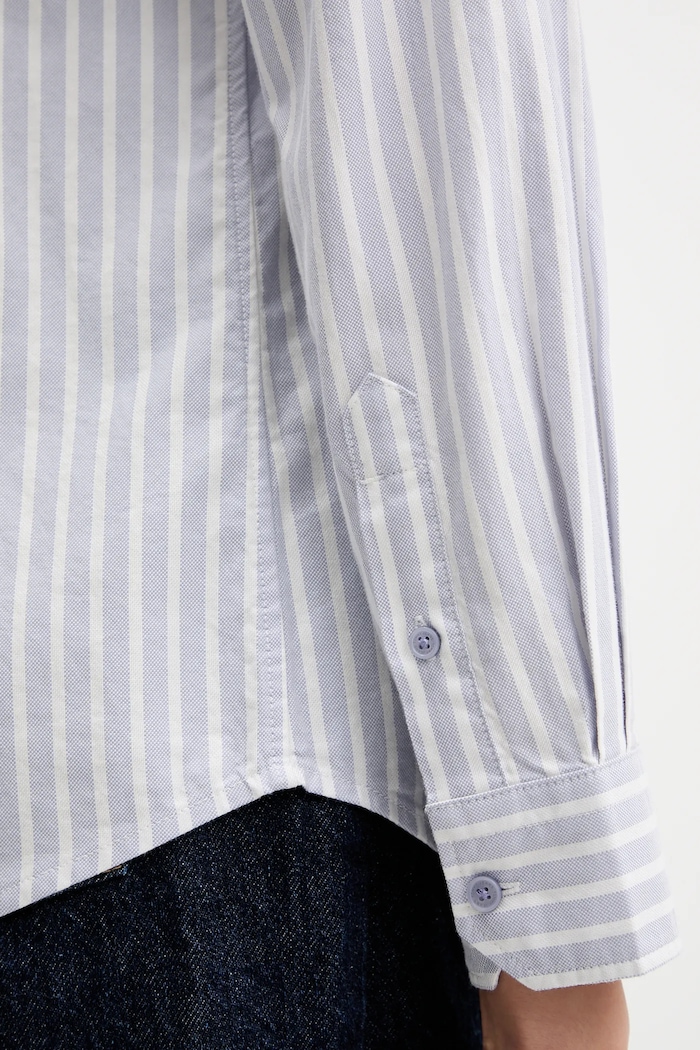 Tommy Jeans Cămașă pentru femei din bumbac DW0DW19890 albastru