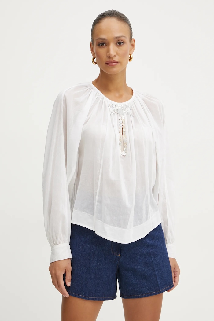 Košeľa Forte Forte relaxed biela 13534.my.shirt