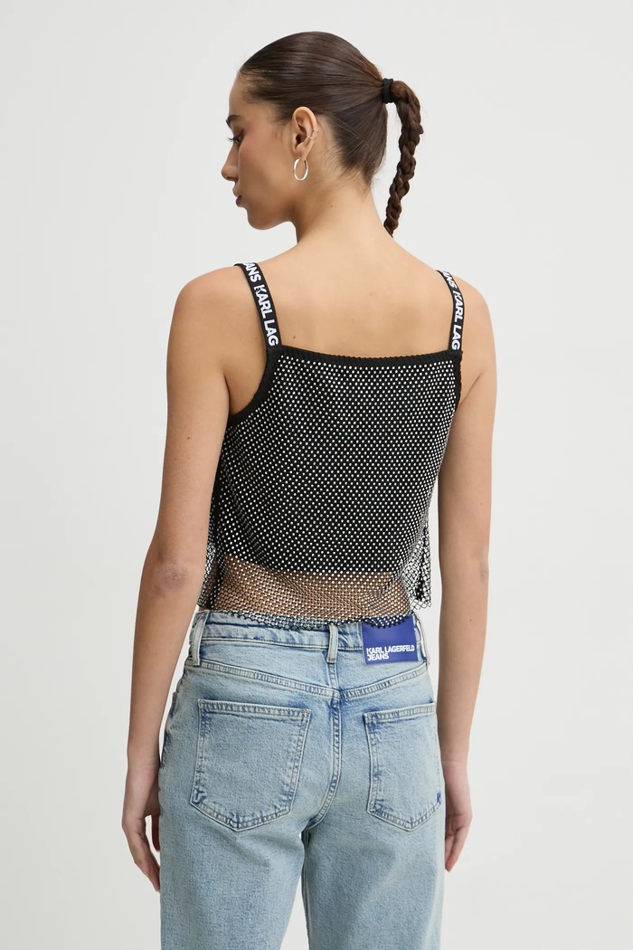 Ρούχα Top Karl Lagerfeld Jeans A1W11010 μαύρο