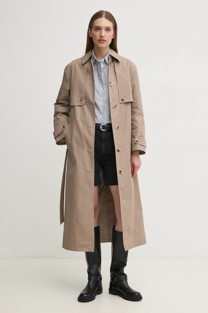 Tommy Hilfiger koszula WW0WW44084 szary SS25
