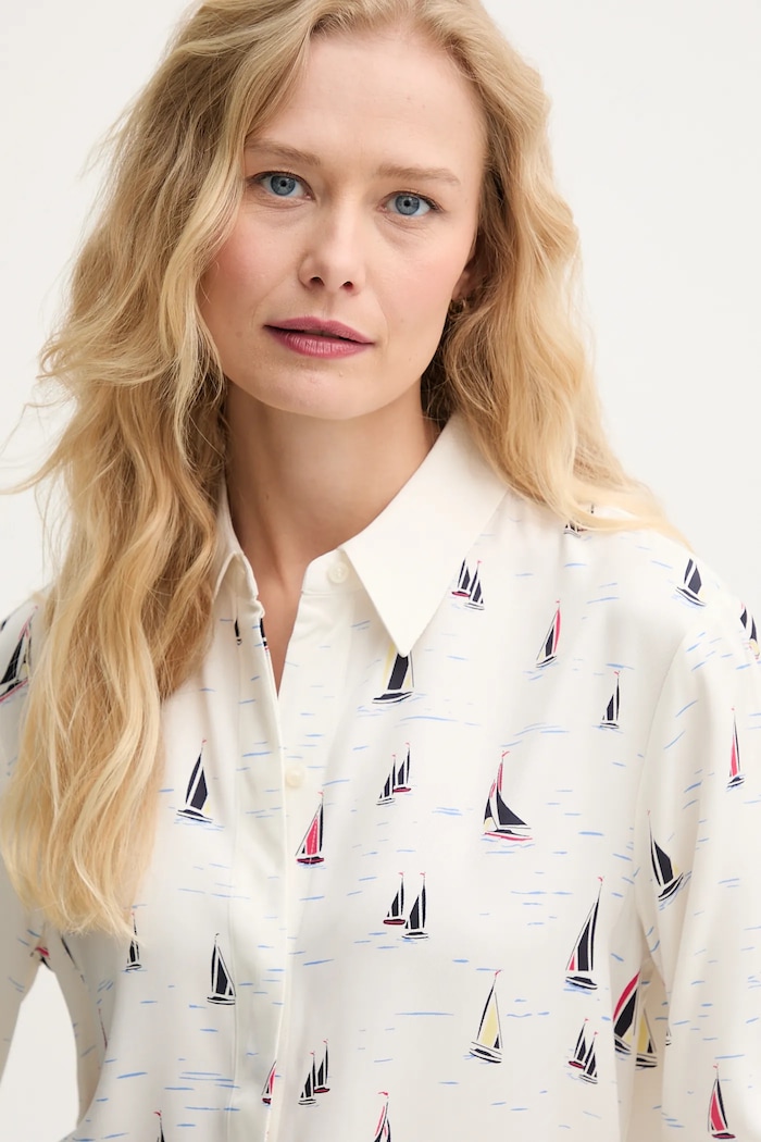 Košile Tommy Hilfiger béžová WW0WW44036