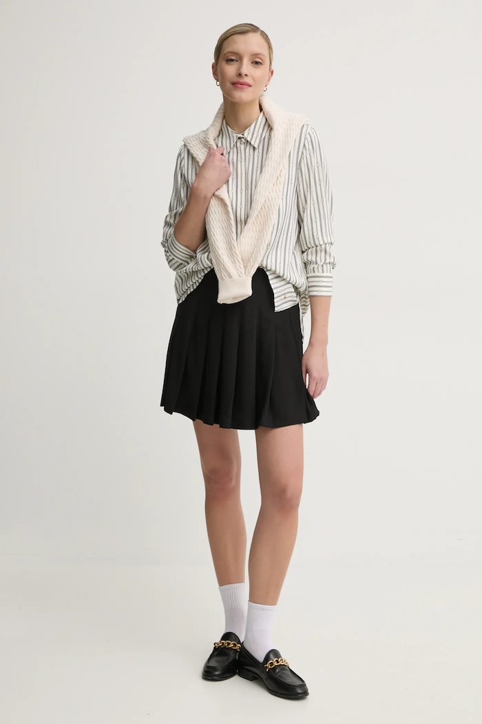 Tommy Hilfiger koszula WW0WW44036 beżowy SS25