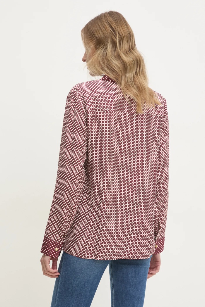 Oblečení Košile Tommy Hilfiger WW0WW44036 burgundské
