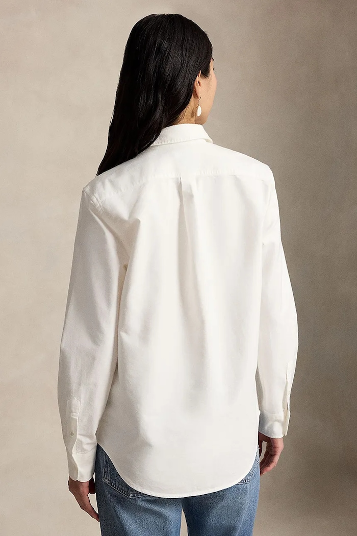 Polo Ralph Lauren рубашка из хлопка для женщин 211970736 белый SS26