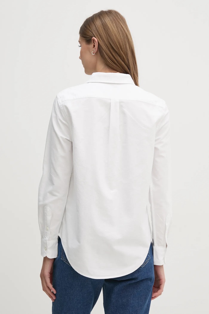 Одяг Бавовняна сорочка Polo Ralph Lauren 211970736 білий