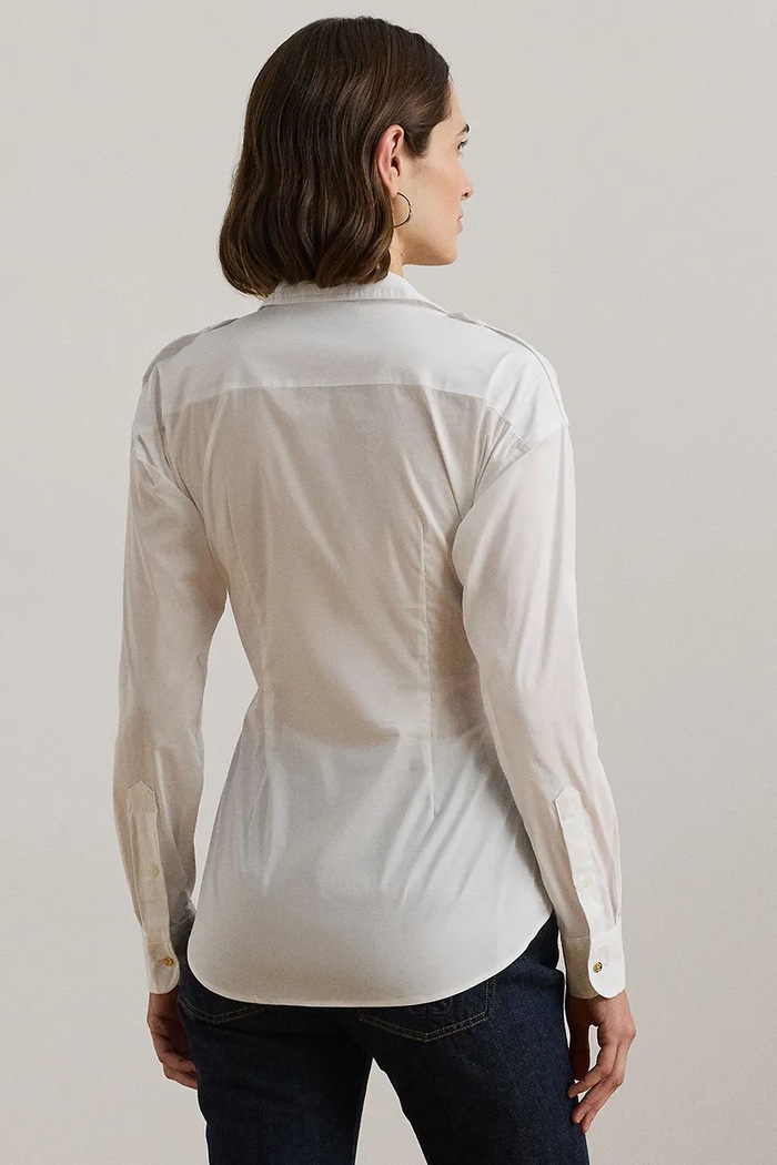Srajca Lauren Ralph Lauren 200957112 bela SS25