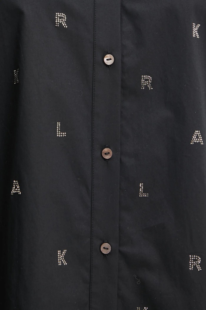 Karl Lagerfeld koszula bawełniana A1W11018 czarny