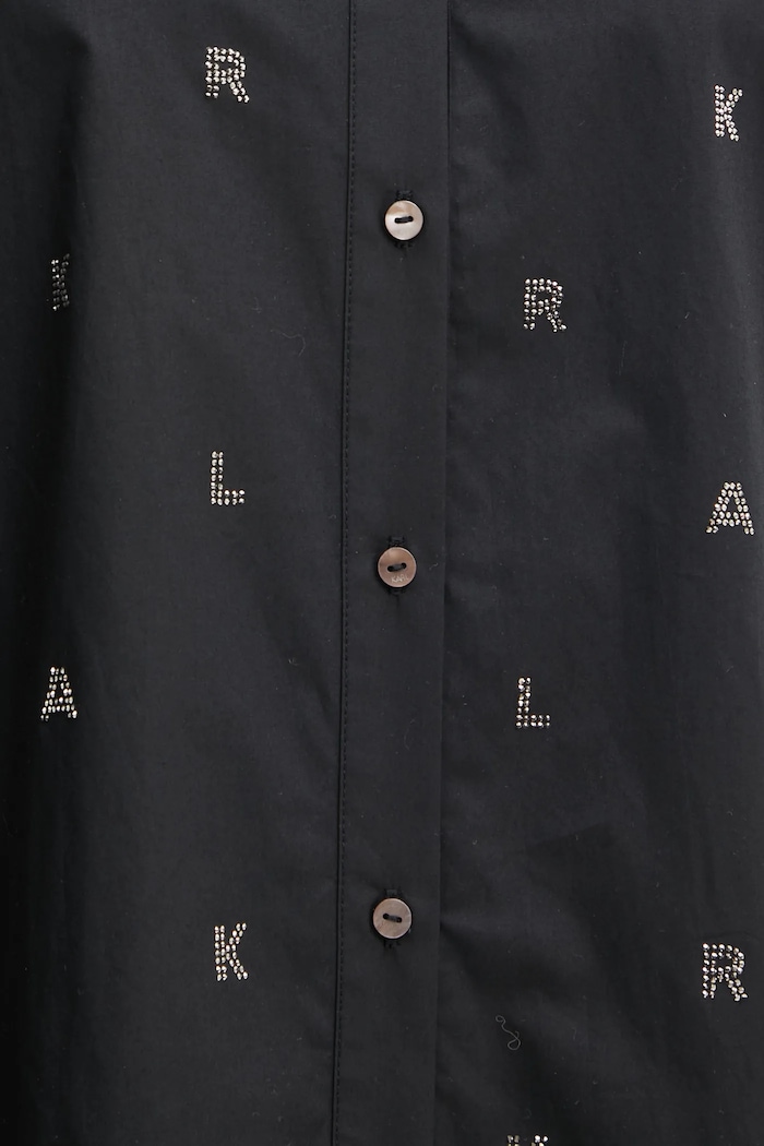 Karl Lagerfeld koszula bawełniana A1W11018 czarny
