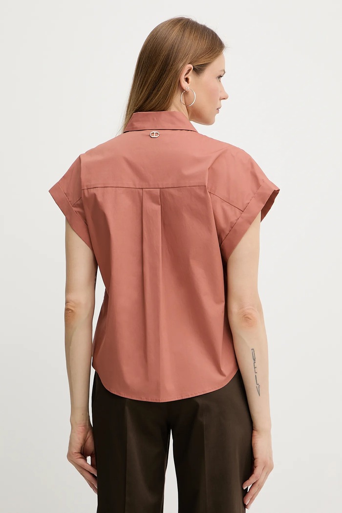 Oblečenie Košeľa Twinset 251TT202H oranžová