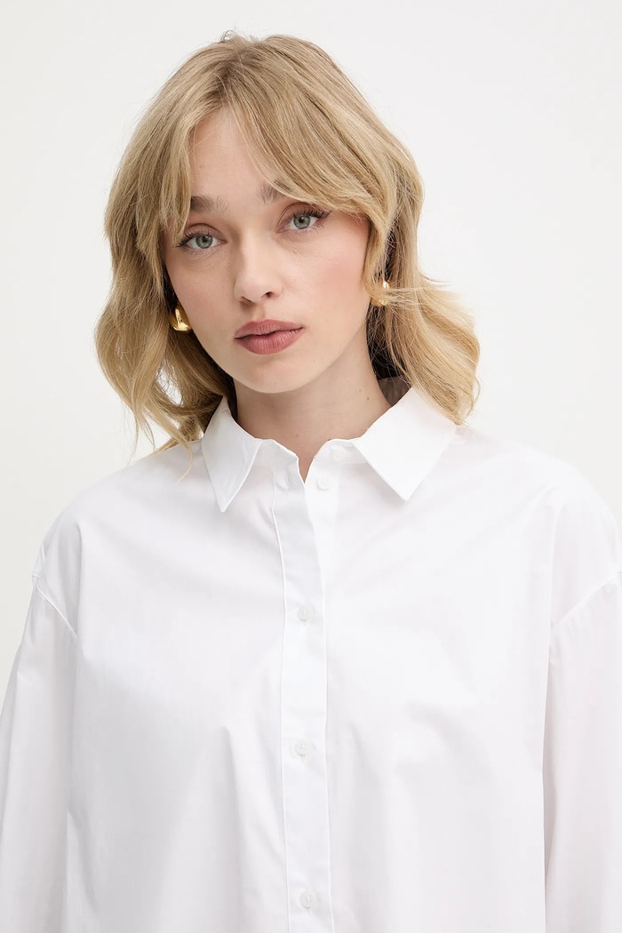 Armani Exchange cămașă din bumbac alb XW000494.AF12812