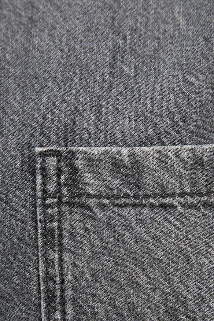 Džínová košile Pepe Jeans OVERSHIRT PL304963UM9 šedá