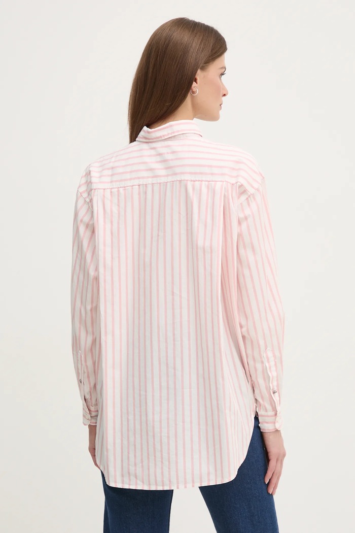 Îmbrăcăminte Pepe Jeans camasa din bumbac ARTEMISA PL304975 alb