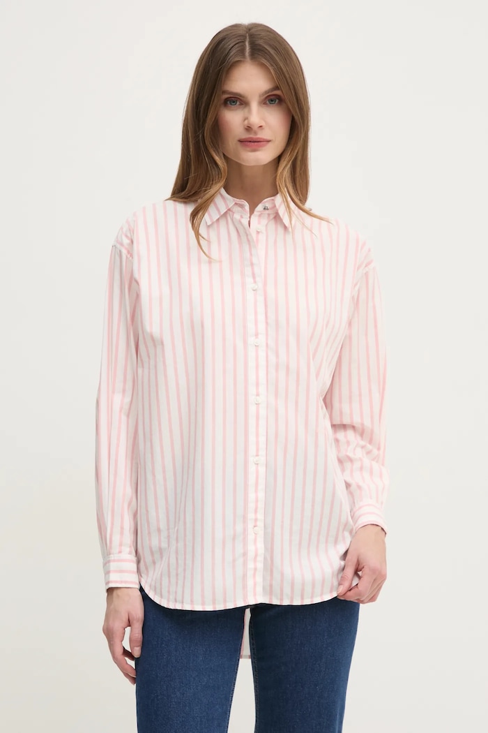 Pepe Jeans camasa din bumbac ARTEMISA alb PL304975