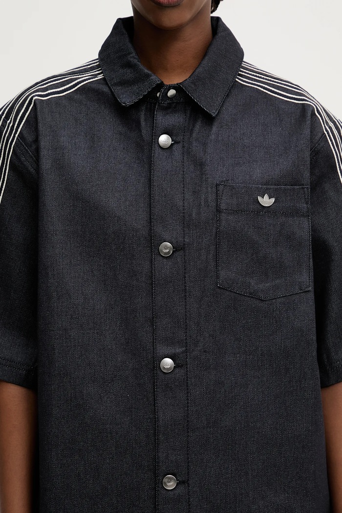 adidas Originals denim shirt Denim Shirt navy JJ3146