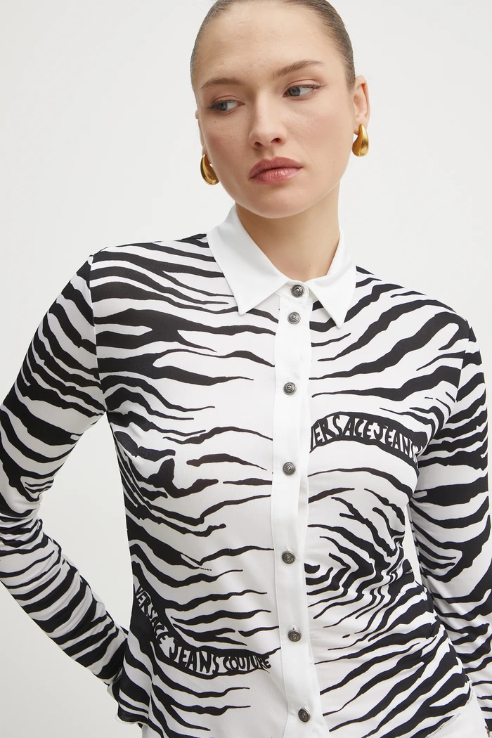 Košulja Versace Jeans Couture bijela 78HAL2P3.JS468