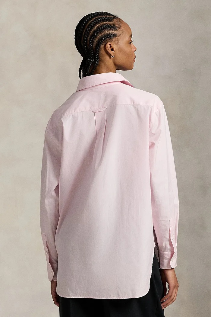 Polo Ralph Lauren koszula bawełniana Long Sleeve Light Shirt 211968220 różowy SS26