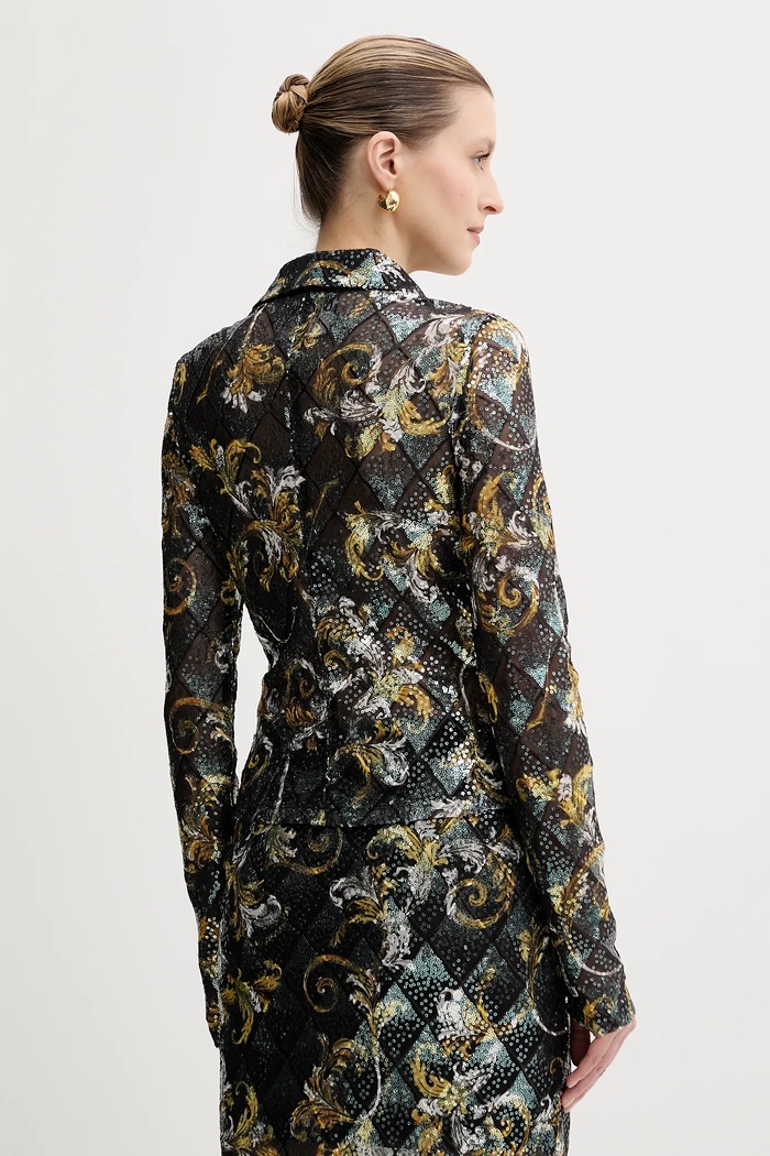 Oblečenie Košeľa Versace Jeans Couture 78HAL2B3.JS443 čierna