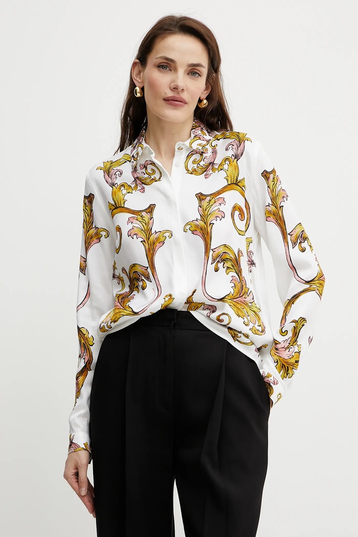 Košulja Versace Jeans Couture regular bijela 78HAL2P1.NS634