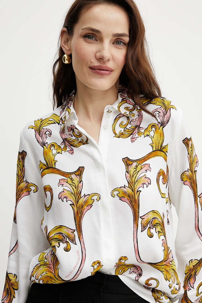 Košulja Versace Jeans Couture bijela 78HAL2P1.NS634