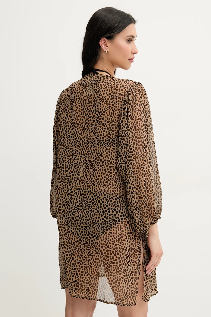 Košeľa MICHAEL Michael Kors MM54791 hnedá SS25
