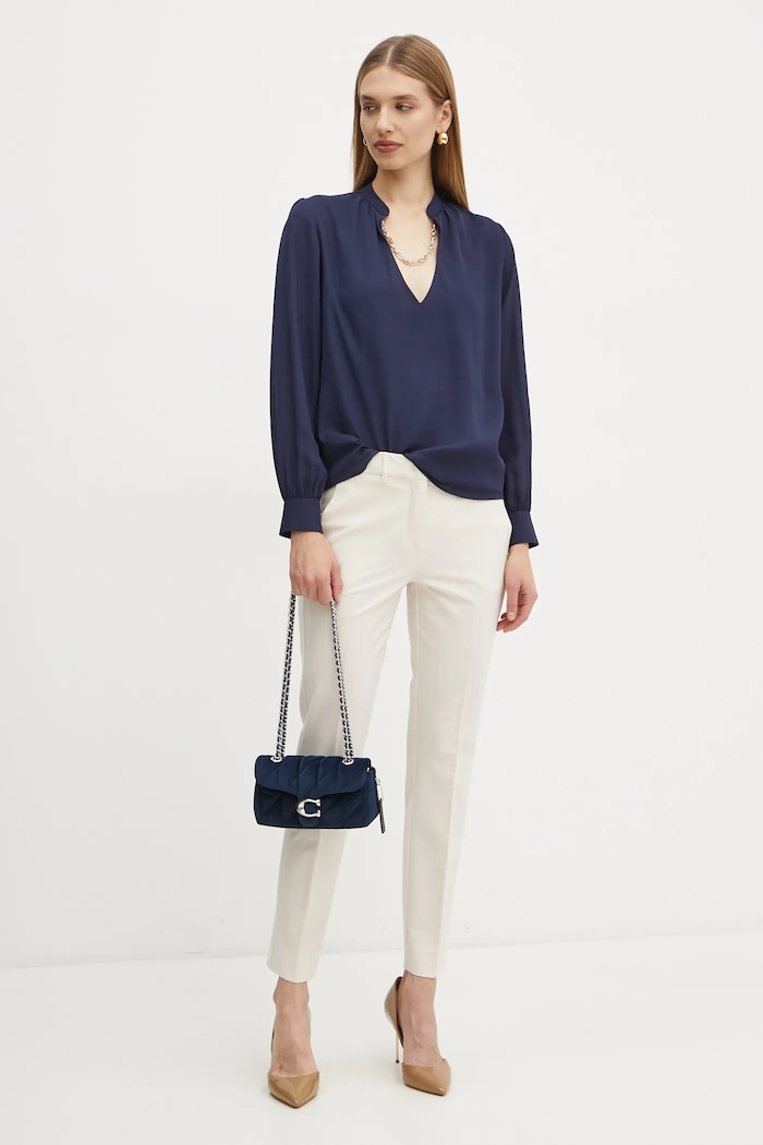 Blúzka Marciano by Guess GRETA 5RGH05.7142A tmavomodrá SS25