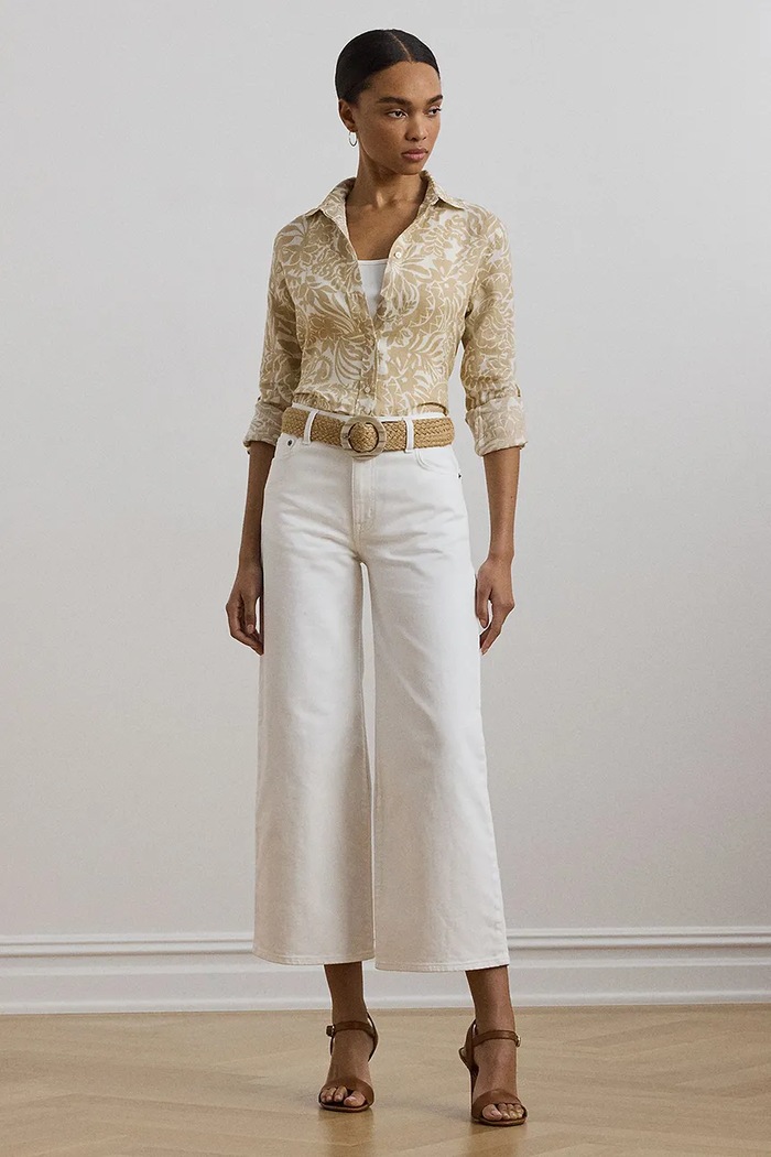 Ruházat Lauren Ralph Lauren len ing 200963700 bézs