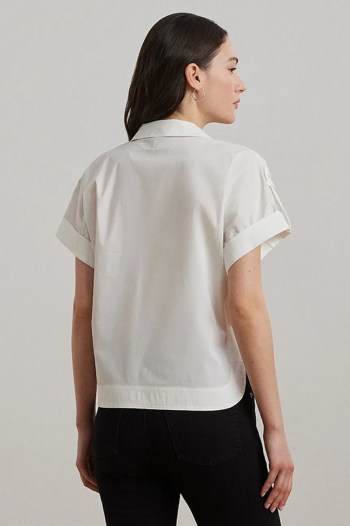 Lauren Ralph Lauren cămașă 200966988 alb SS25