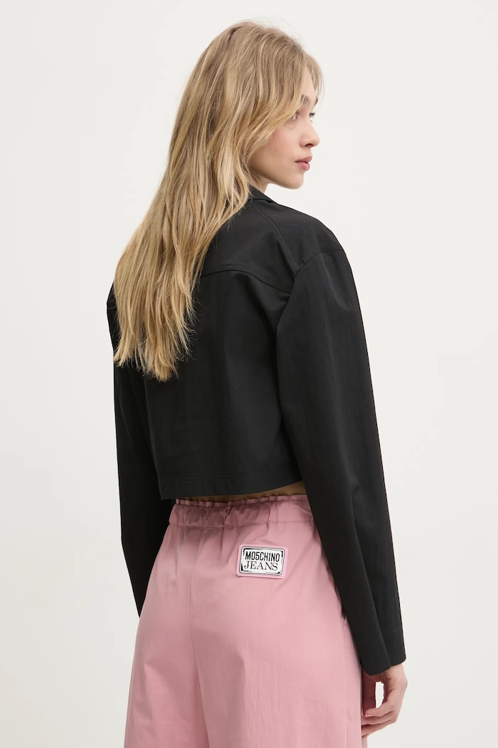 Oblečenie Košeľa Moschino Jeans 0211.3224 čierna