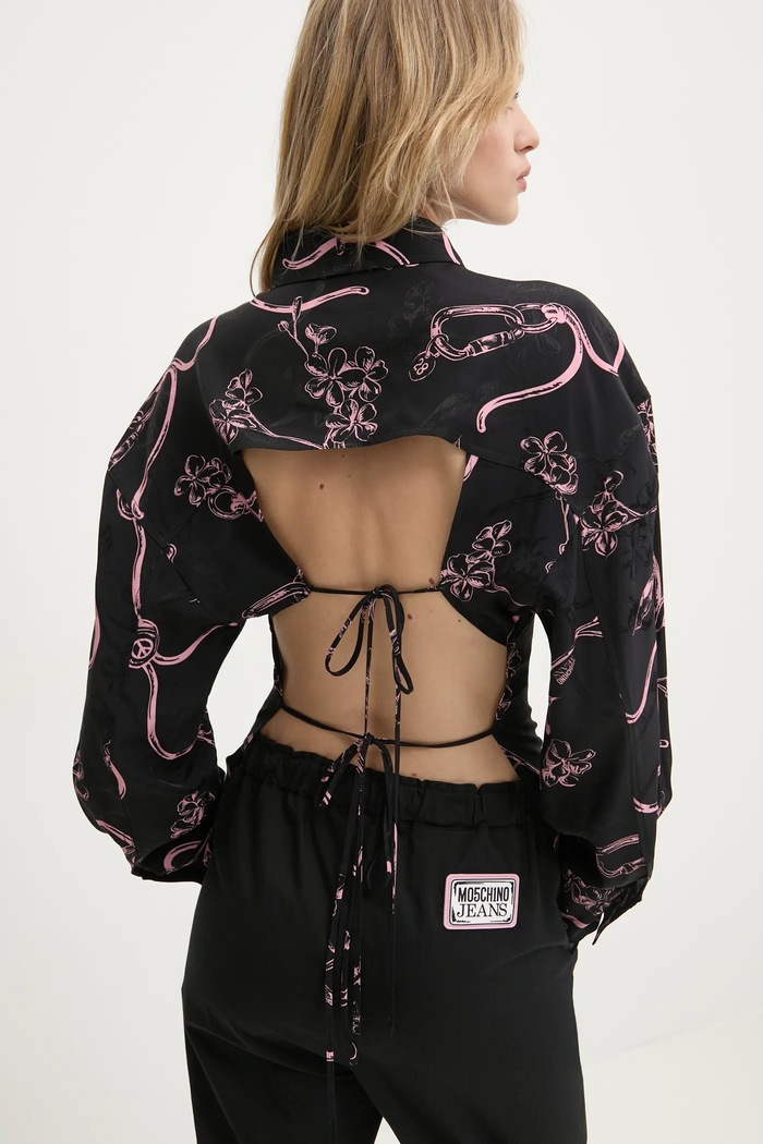 Moschino Jeans koszula klasyczny czarny 0201.3236