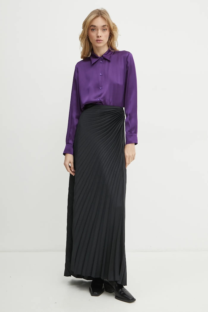 Max&Co. Cămașă de mătase 2516111061200 violet SS25