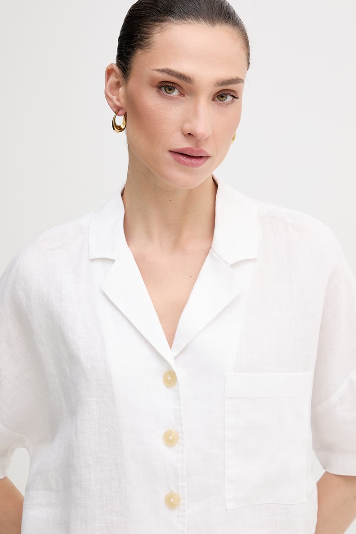 Dkny cămașă alb P3KACRX8