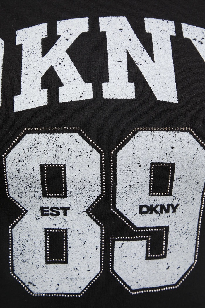 Tričko s dlouhým rukávem Dkny černá DP4T9979