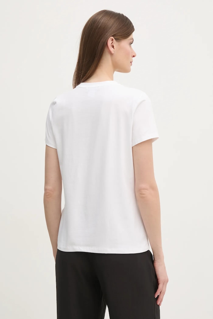 Ρούχα Μπλουζάκι Dkny P4KHCWNA λευκό