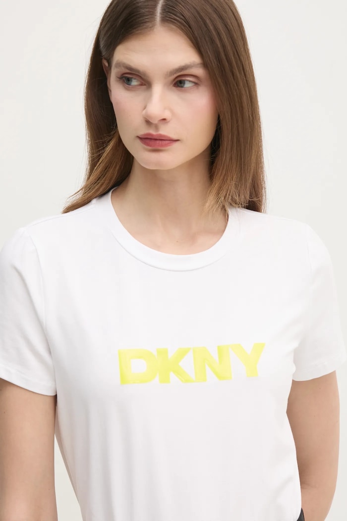 Μπλουζάκι Dkny λευκό P4KHCWNA