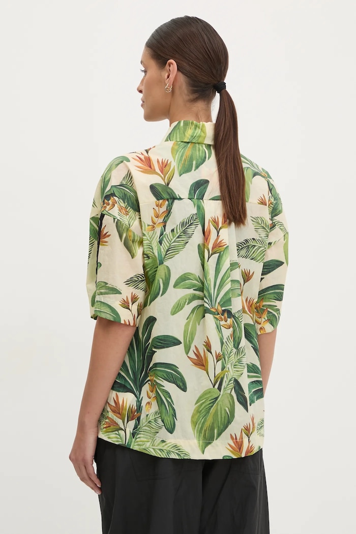 Abbigliamento adidas camicia x Farm Rio JD6280 beige