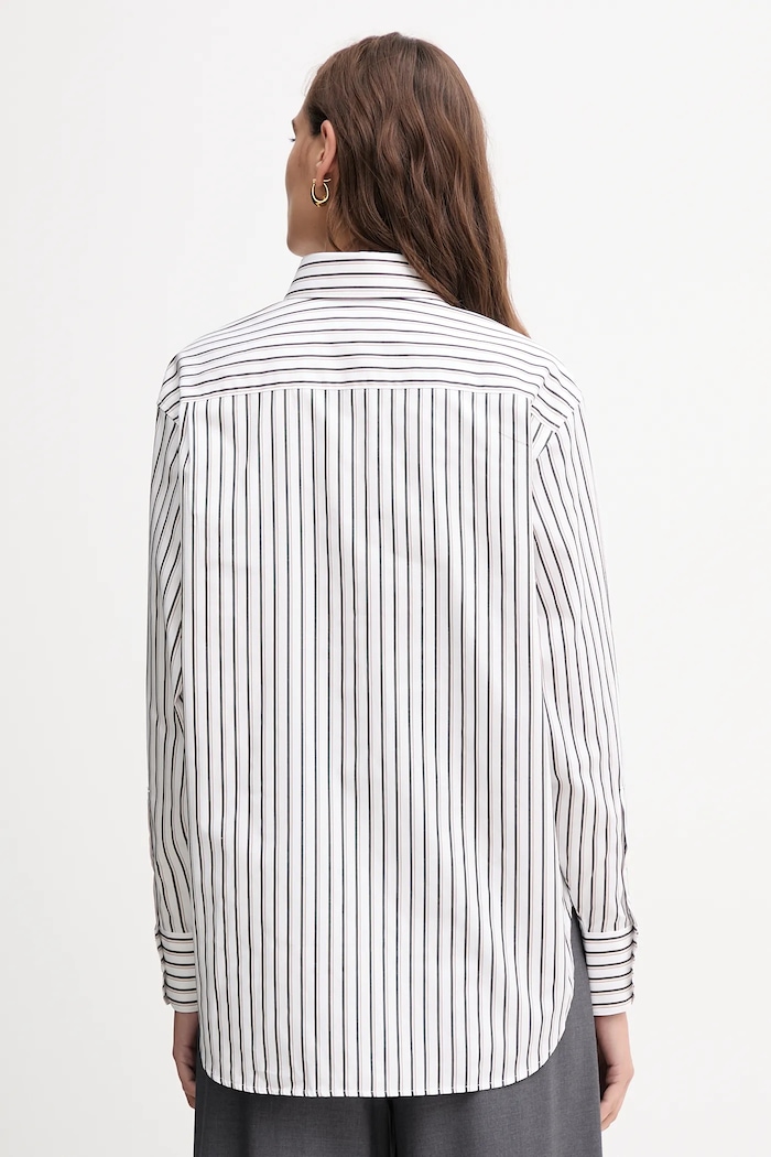 Odzież Lacoste koszula bawełniana CF0215 biały