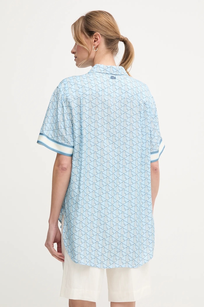 Odzież Lacoste Koszula CF0495 niebieski