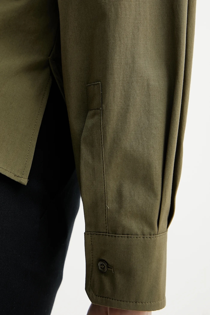 Weekend Max Mara camasa din bumbac 2515111021600 verde