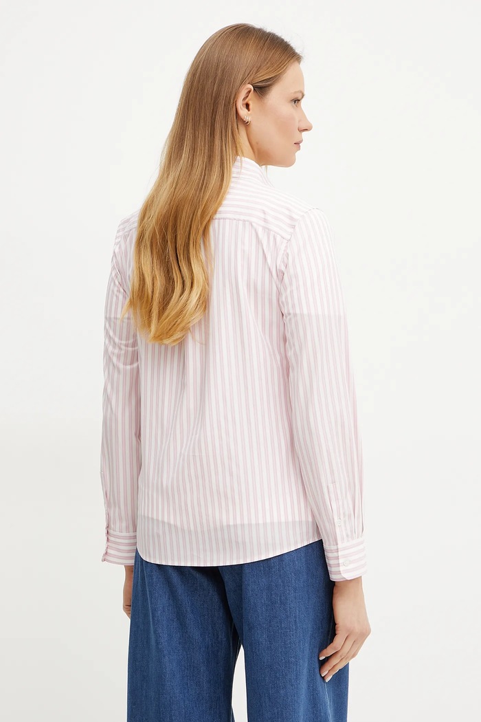 Odzież Weekend Max Mara koszula bawełniana 2515111081600 różowy
