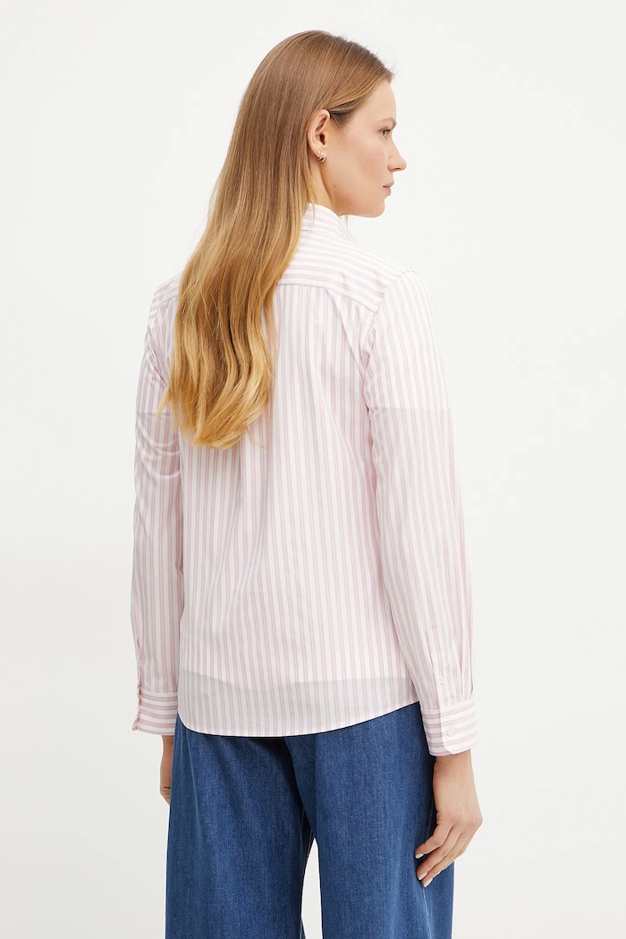 Odzież Weekend Max Mara koszula bawełniana 2515111081600 różowy