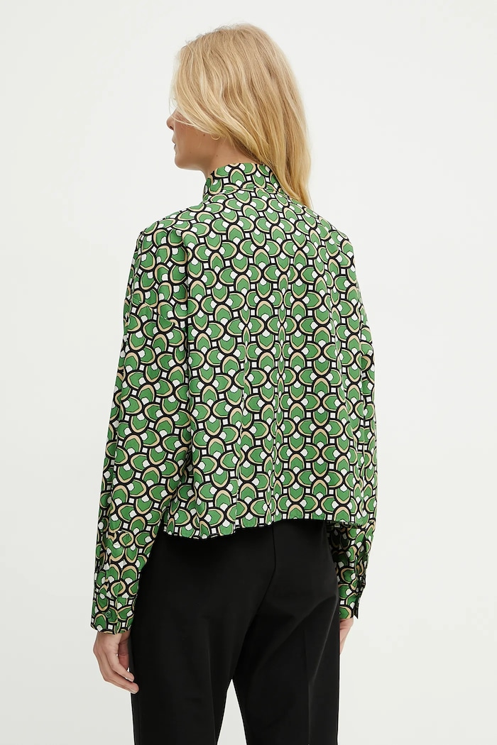 Odzież Weekend Max Mara koszula bawełniana 2515111112600 zielony