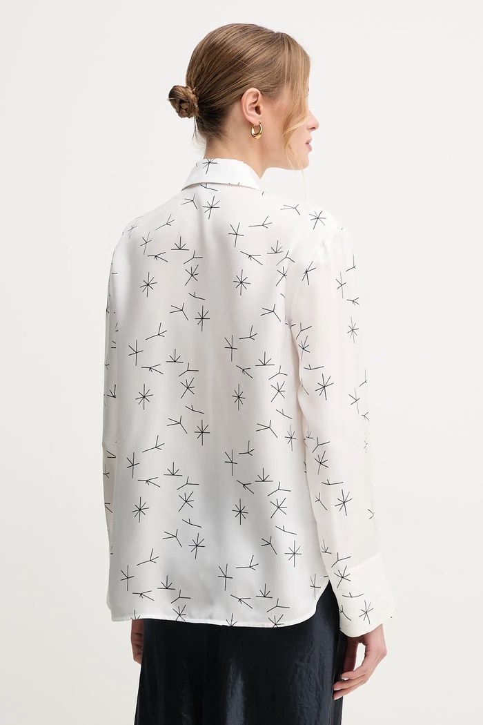 Abbigliamento MM by Max Mara camicia in seta 2516111037600 bianco