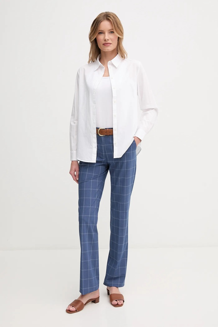 United Colors of Benetton pamut ing 5HAXDQ0AX fehér SS25
