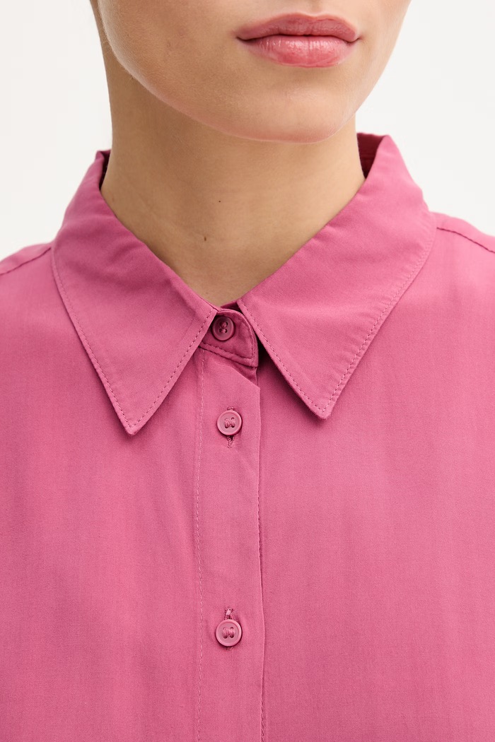 United Colors of Benetton női viszkóz ing 5WPWDQ0B1 rózsaszín