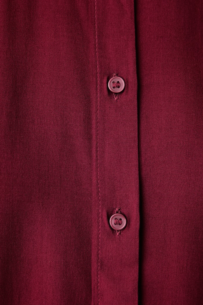 Oblečení United Colors of Benetton Košile dámská z viskózy 5WPWDQ0B1 burgundské
