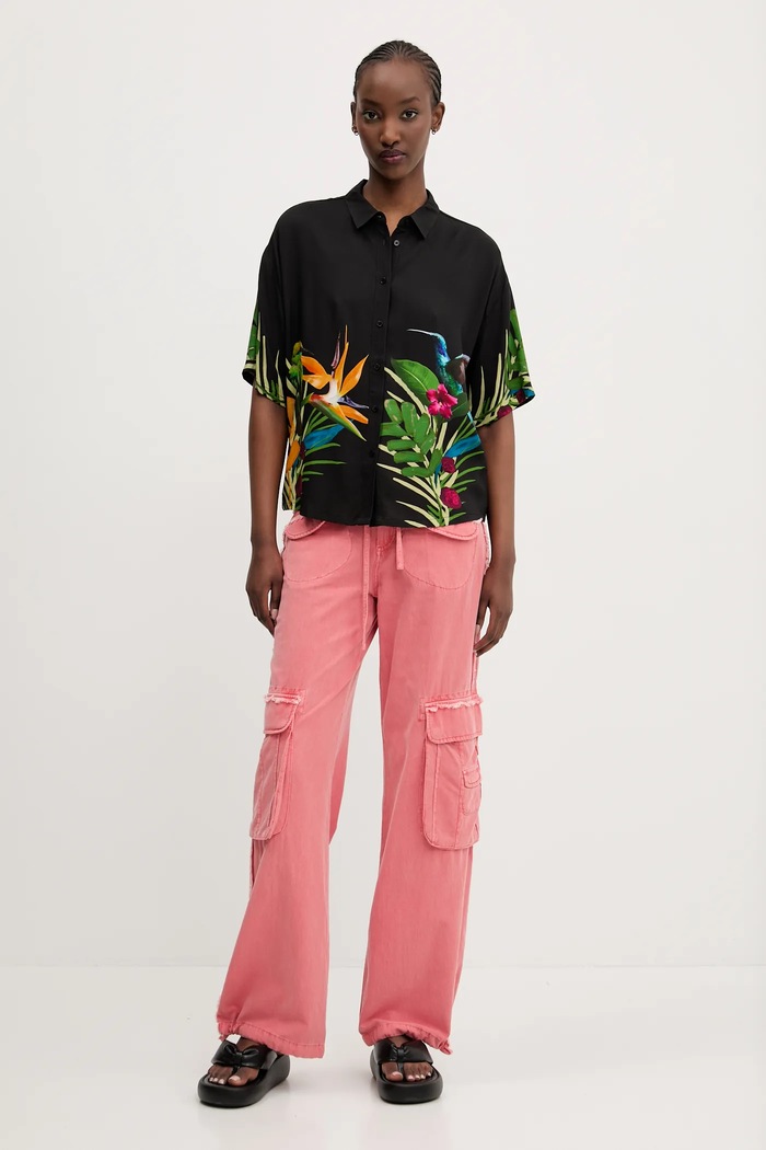 Риза Desigual ARTEMISA 25SWCW39 черен SS25